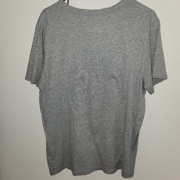 Tommy Hilfiger Gray Graphic V Neck T-Shirt Tee Sleepwear Logo Medium - Picture 3 of 6